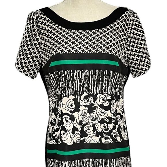 Anthropologie Plenty By Tracy Reese Francesca Print Faille shift dress - Picture 7 of 7